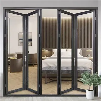 Drws Plygu Llithro Alwminiwm